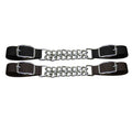 Showman Nylon Double Chain Curb Strap