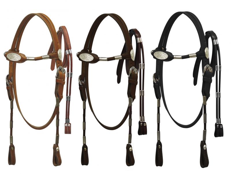 Pony size Poco headstall with reins