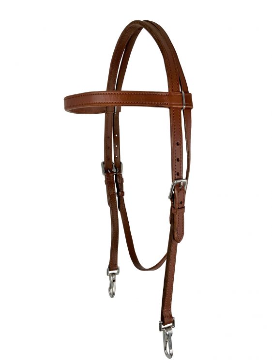 Medium Leather Browband Headstall