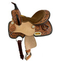 Double T Outlaw Rose Youth Barrel Style Saddle - 12 Inch