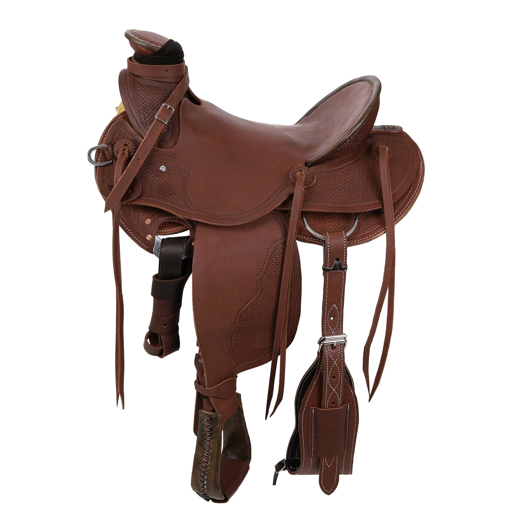 Showman Signature Series Wade Roper Saddle - 15, 16, 17 Inch