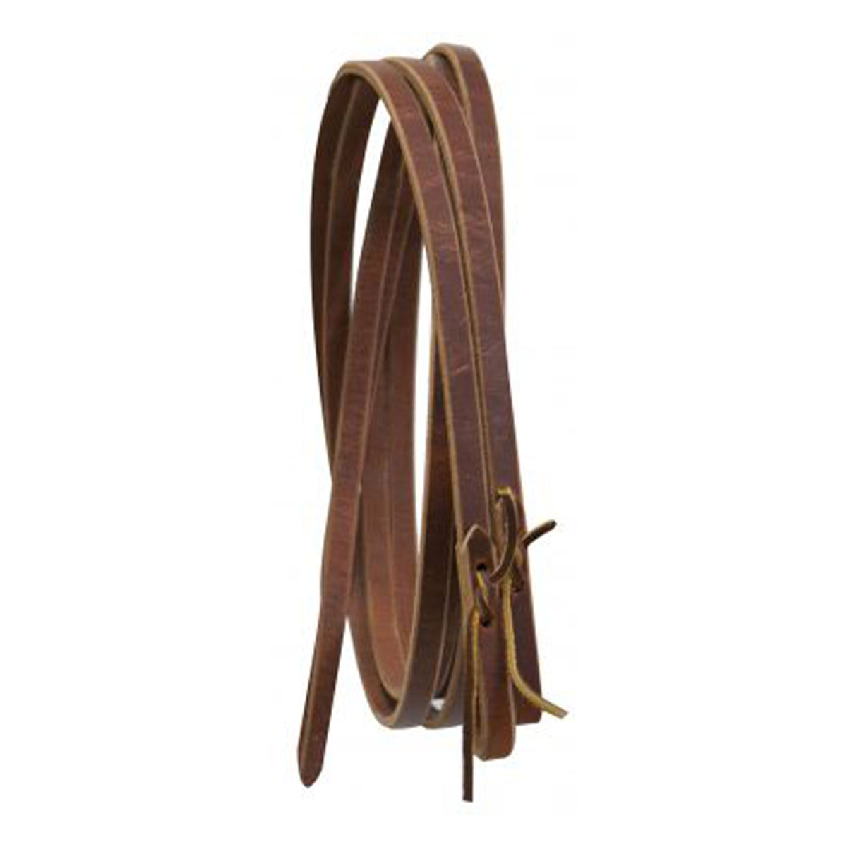 5/8" leather reins with water loop ends