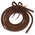 Showman 8' x 5/8" Heavy Oiled Split Reins with Weighted Ends