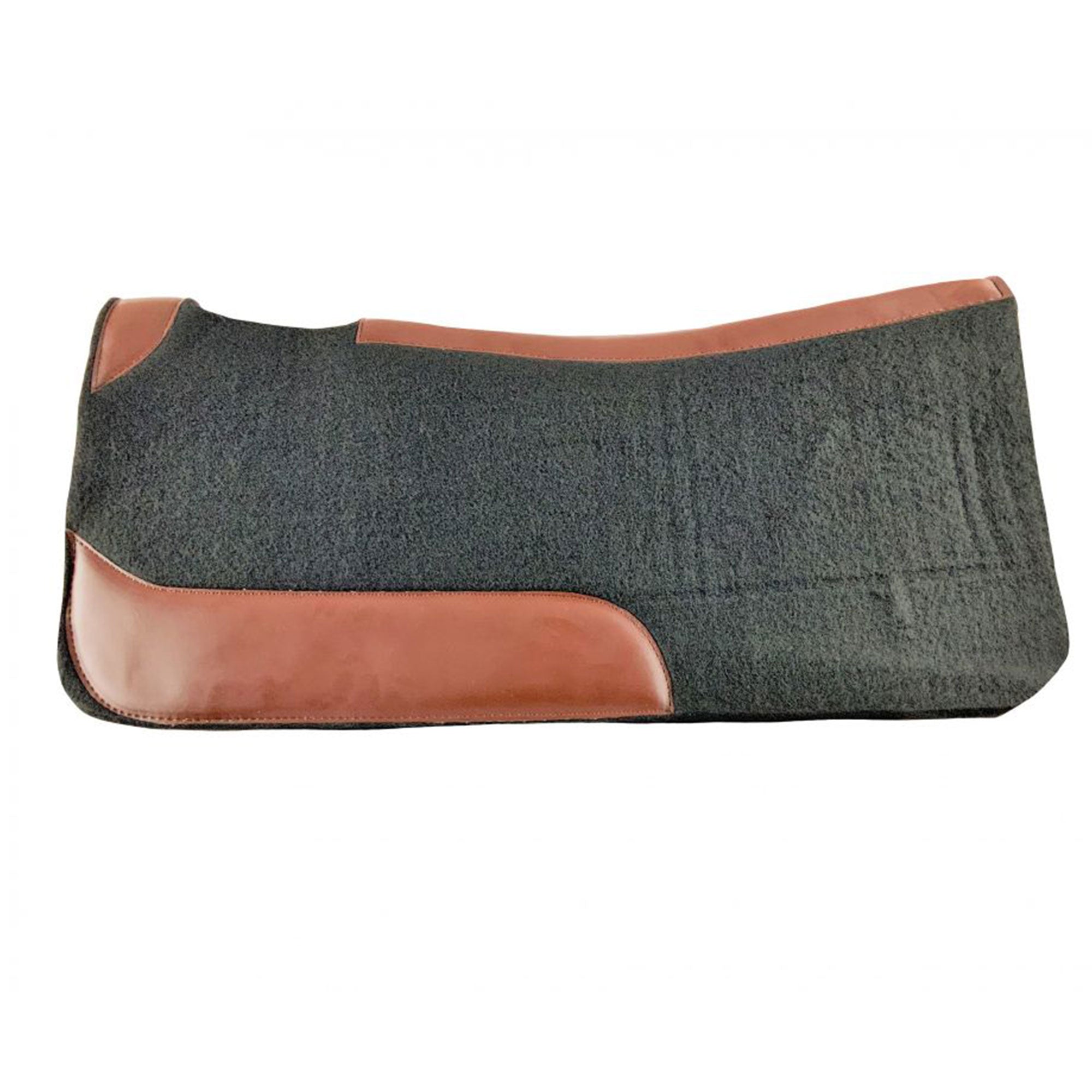 32" x 32" x 1" Black Felt Saddle Pad