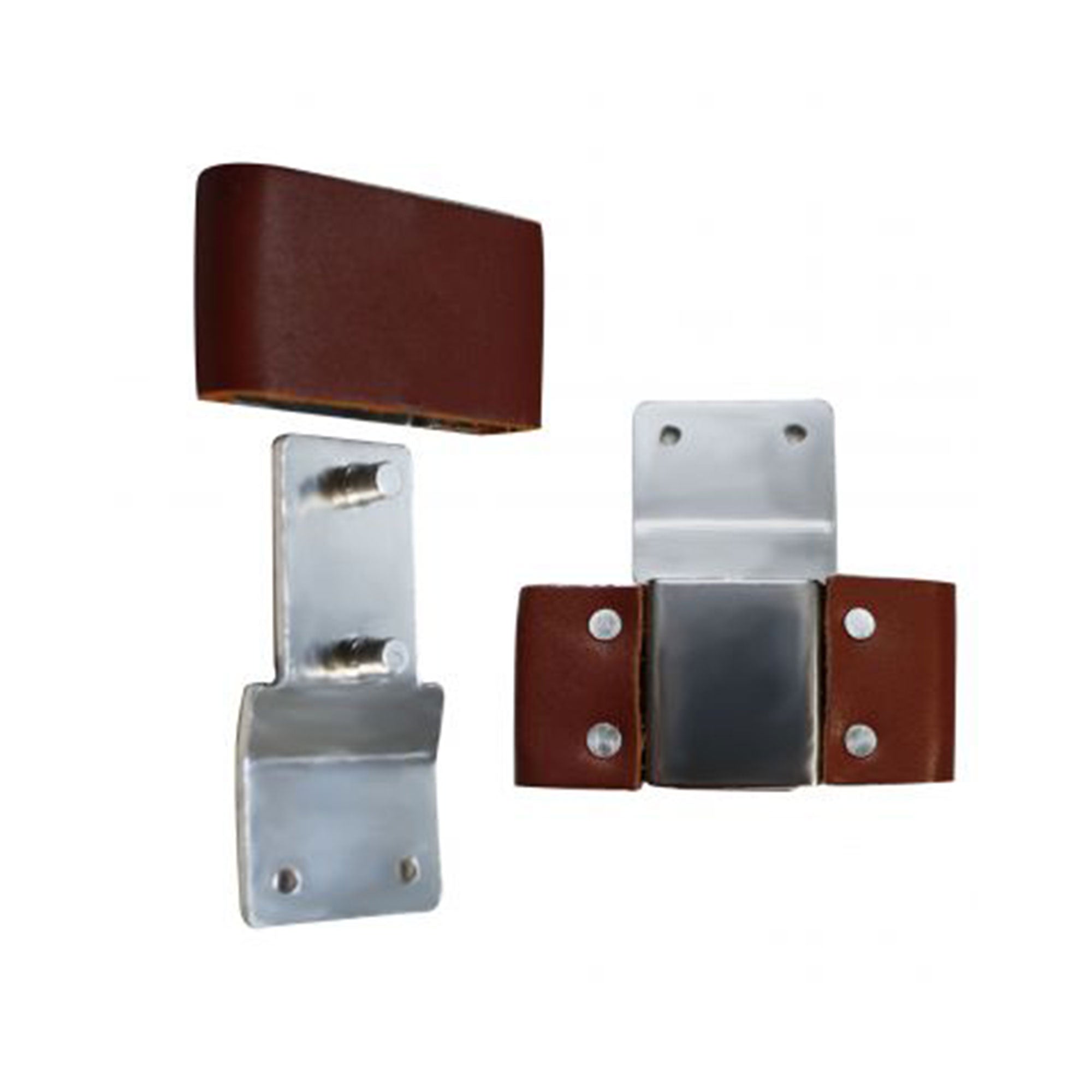 Showman 3" Leather Covered Quick Change Blevins Buckle