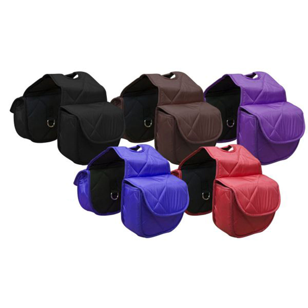 Showman Insulated Quilted Nylon Horn Bag with Velcro Closure