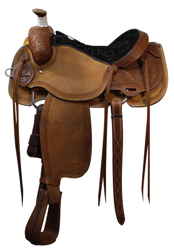 16" Showman Calf roper saddle