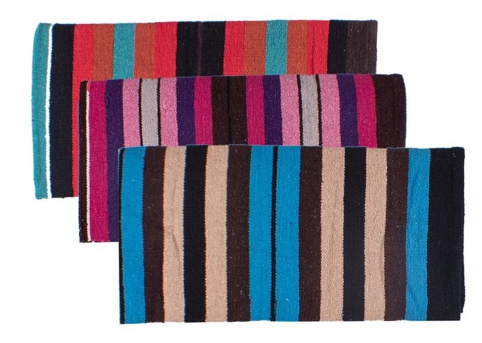 32" x 64" Multi Colored Saddle Blanket