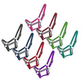 2Ply Nylon Halter with Crystal Nose & Cheeks - Medium/Large Pony