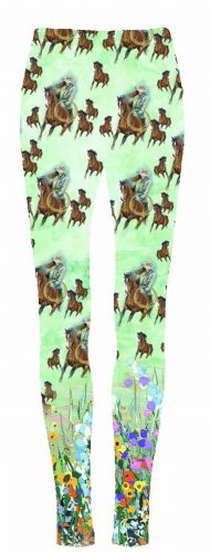 "Roping Cowgirl" leggings