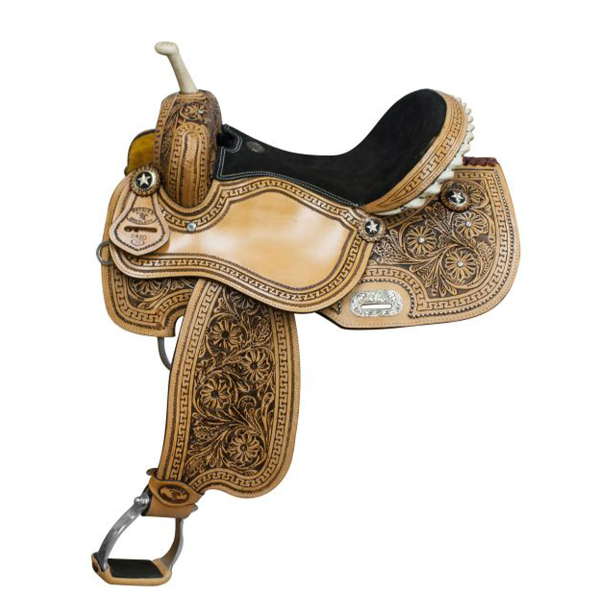 Double T Wildrose Drift Barrel Style Saddle - 14, 15, 16 Inch