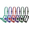 Showman Deluxe Nylon Halter with Throat Clip