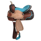 13" Double T Pony/Youth barrel style saddle