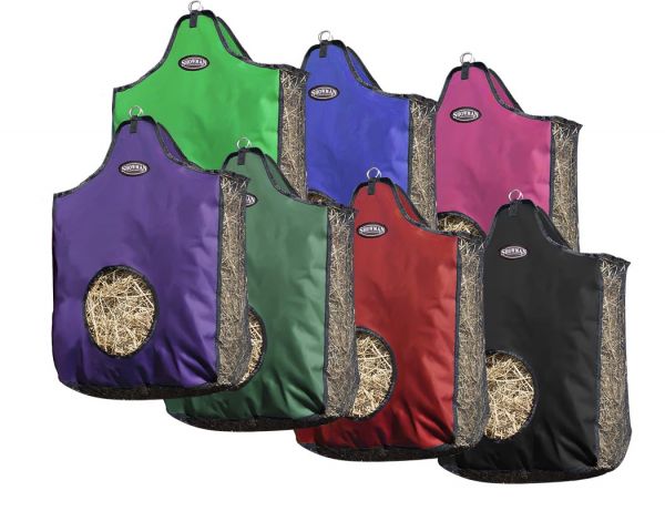 Showman Heavy denier nylon hay bag with mesh sides