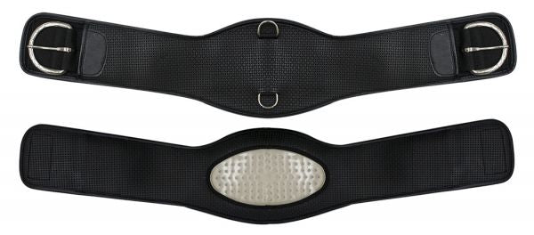 Showman Non-slip waffle neoprene roper style girth with gel center