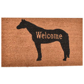 Standing Horse Welcome Design Outdoor Door Mat