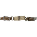 Showman Hair on Cowhide & Rawhide Curb Strap