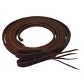 Showman 8' x 1/2" Oiled Harness Leather Split Reins
