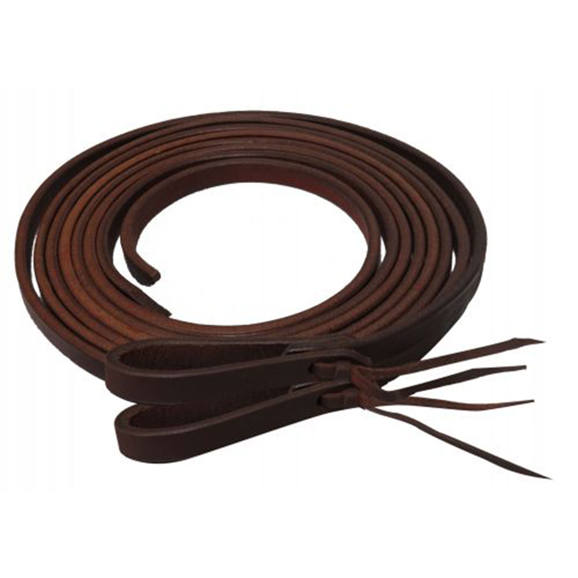 Showman 8' x 1/2" Oiled Harness Leather Split Reins