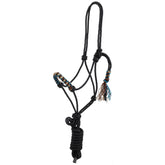 Showman Desert Dawn Mohair Wool Nose Cowboy Knot Halter with Lead