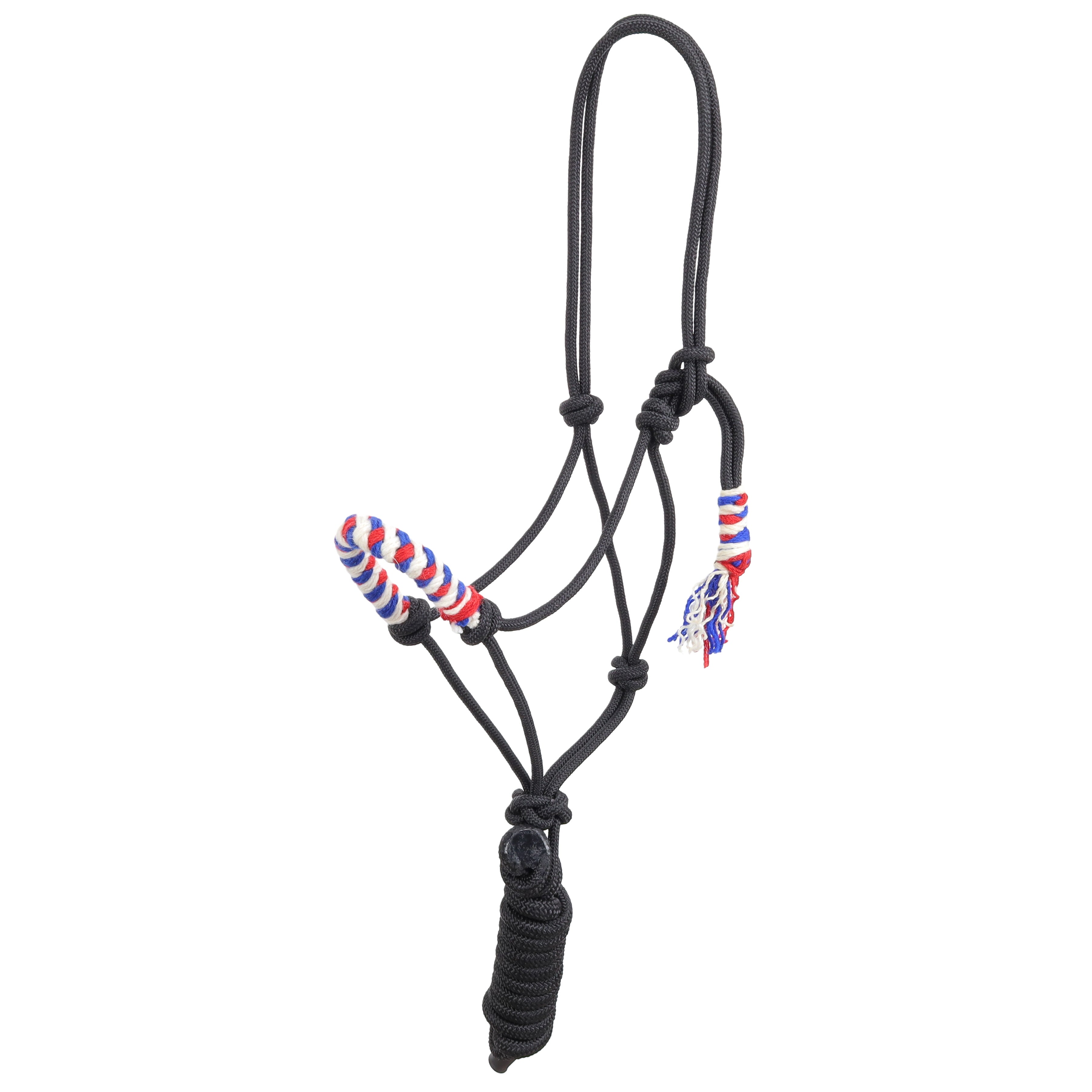 Showman Glory Mohair Wool Nose Cowboy Knot Halter with Lead