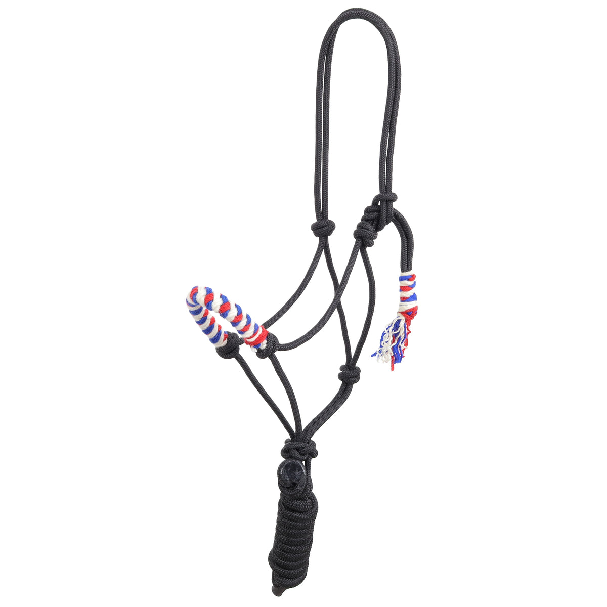 Showman Glory Mohair Wool Nose Cowboy Knot Halter with Lead