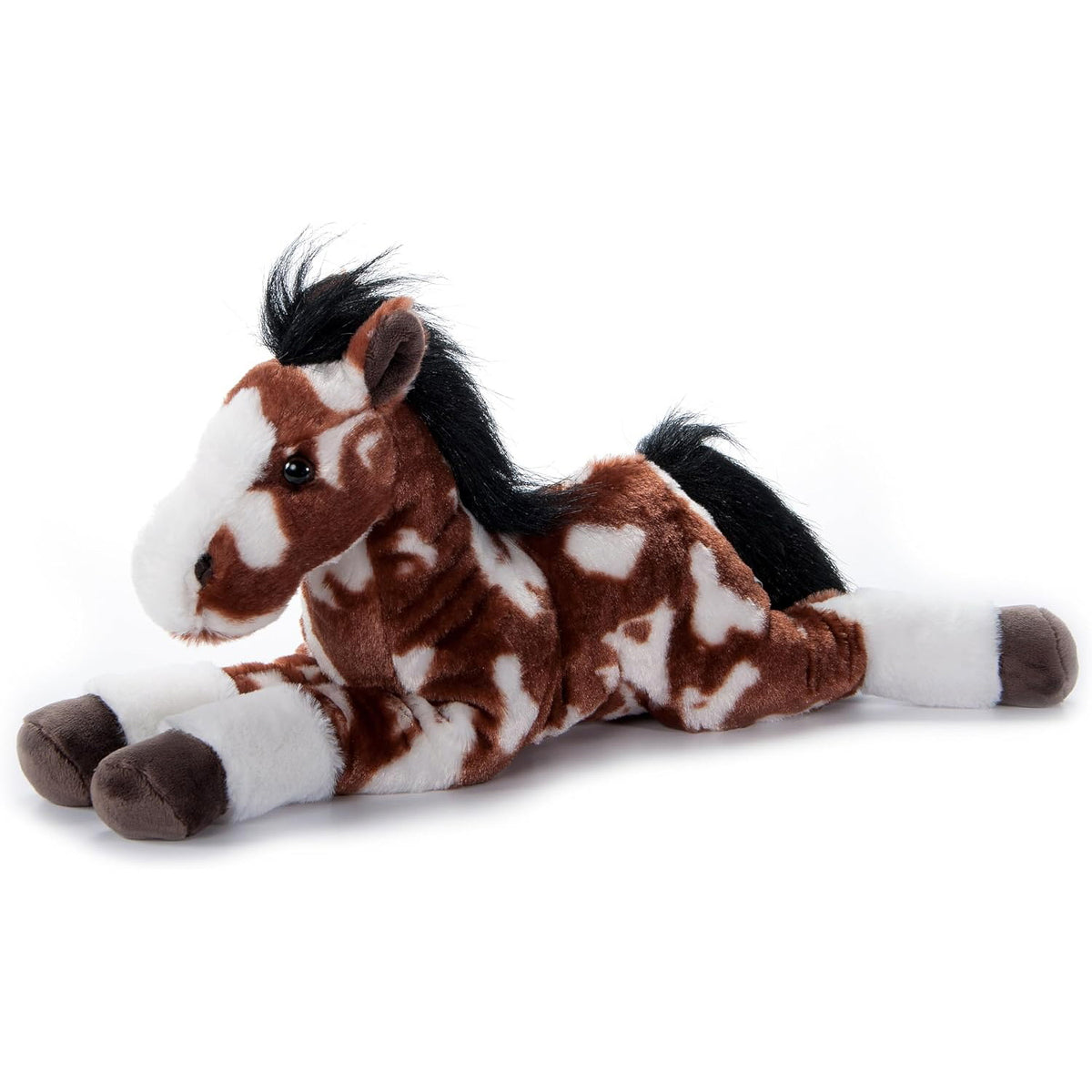 Wild Onez Jumbo by Zoologee - 24" Pinto Floppy Horse