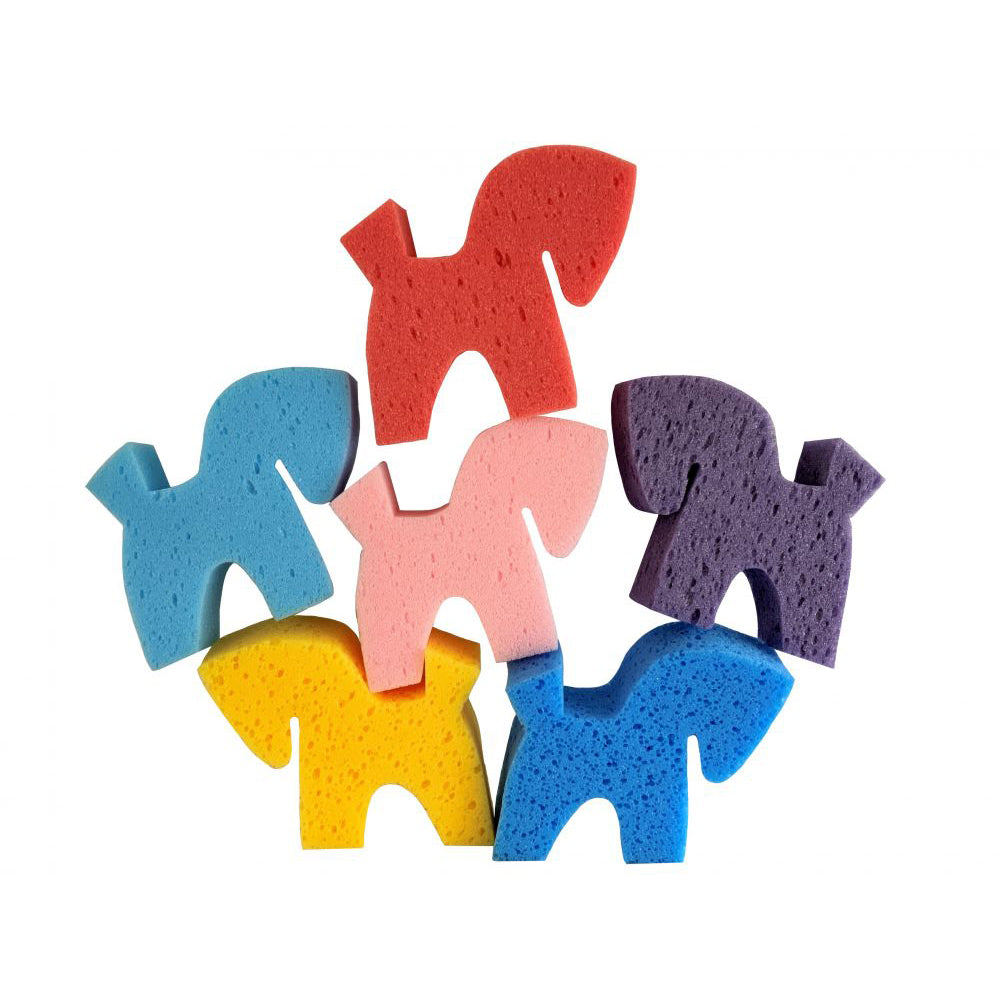 Horse-Shaped Sponge - 6 Pack