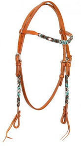 Showman Beaded browband headstall