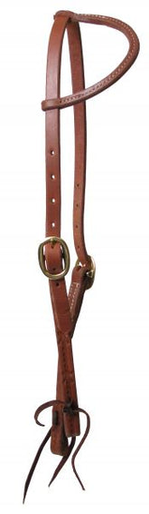 Showman double buckle sliding one ear headstall