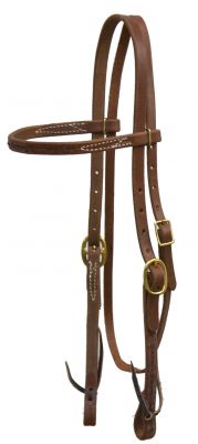 Showman oiled harness leather headstall