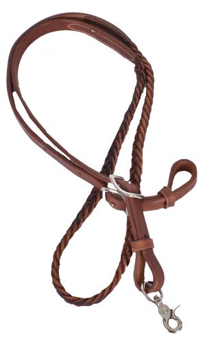 Showman 7ft Argentina cow leather contest reins