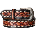 Showman Trailhand Weave Argentina Cow Leather Belt