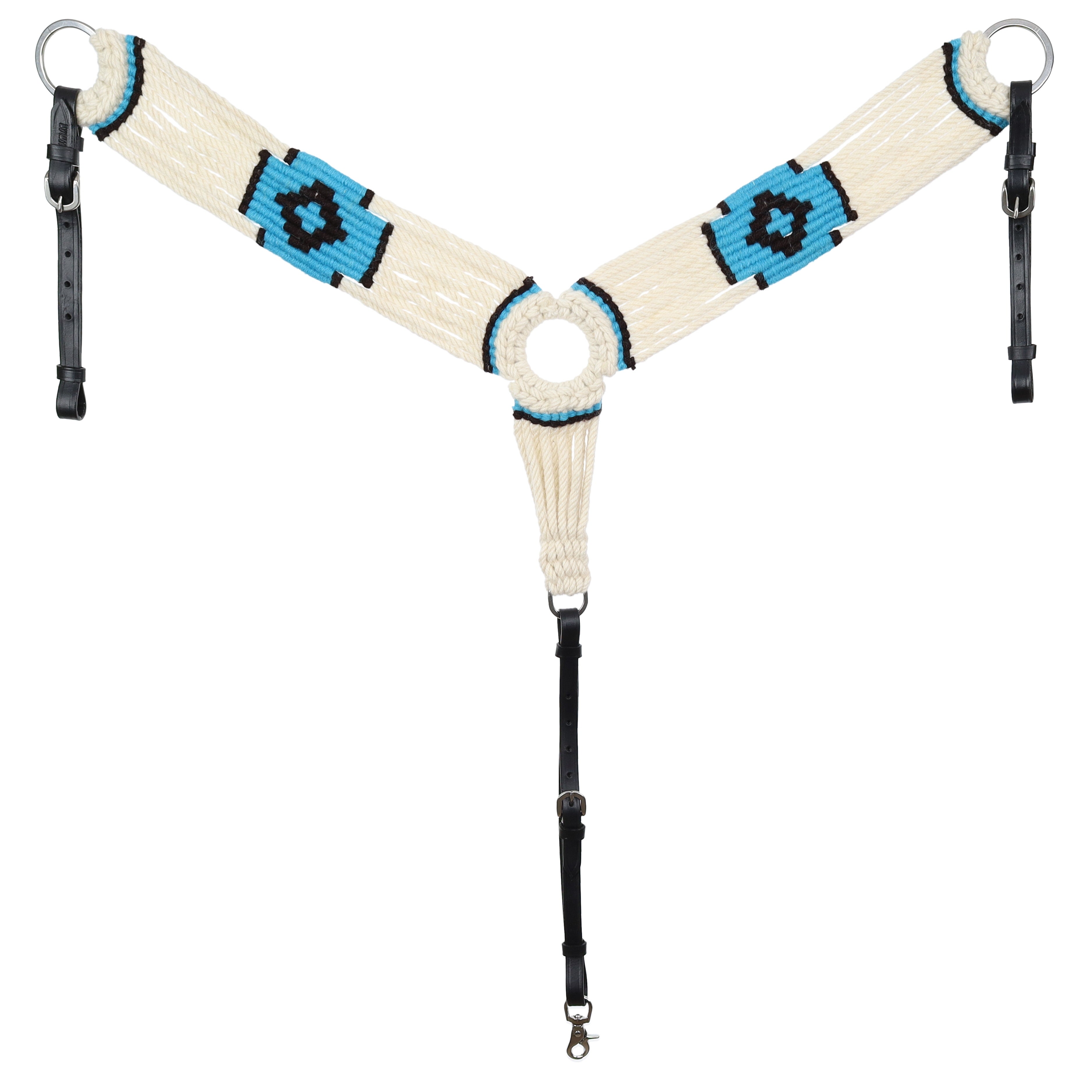 Showman Mohair Wool Multi Strand Southwest Design Breastcollar