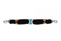 Showman Mohair Wool Multi Strand wither strap - Black, indigo, tan, and turquoise