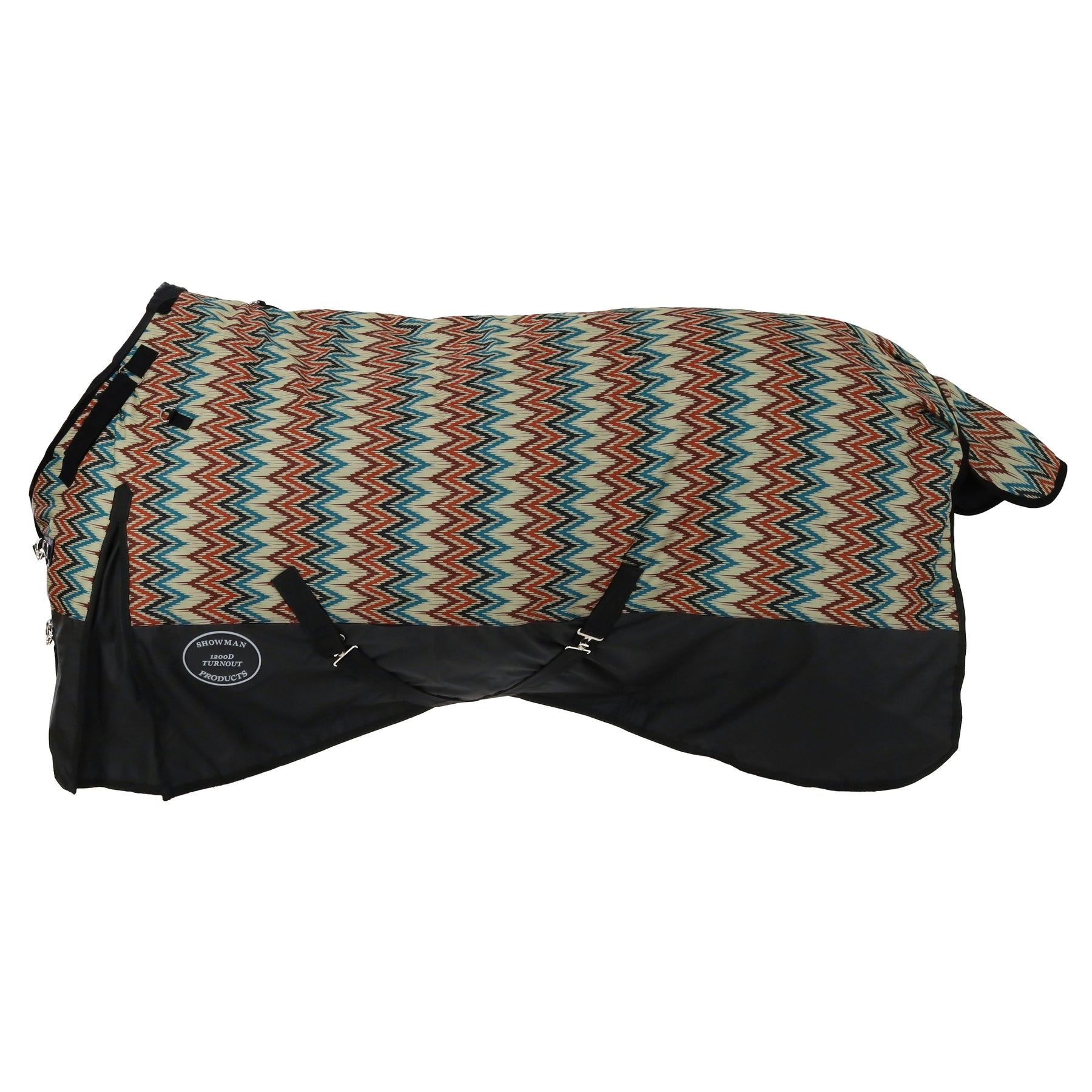 Showman Shockwave 1200D Waterproof and Breathable Turnout Blanket