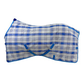 Showman 1000D Royal Blue Plaid Mesh Fly Sheet