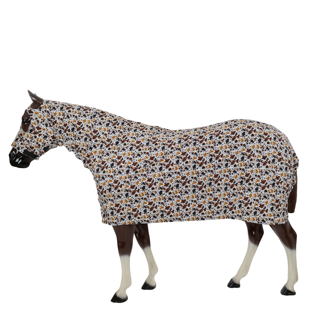 Showman Cow Print Full Body Slinky with Zipper