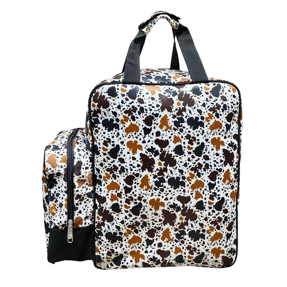 Showman Cow Print Equestrian Bag