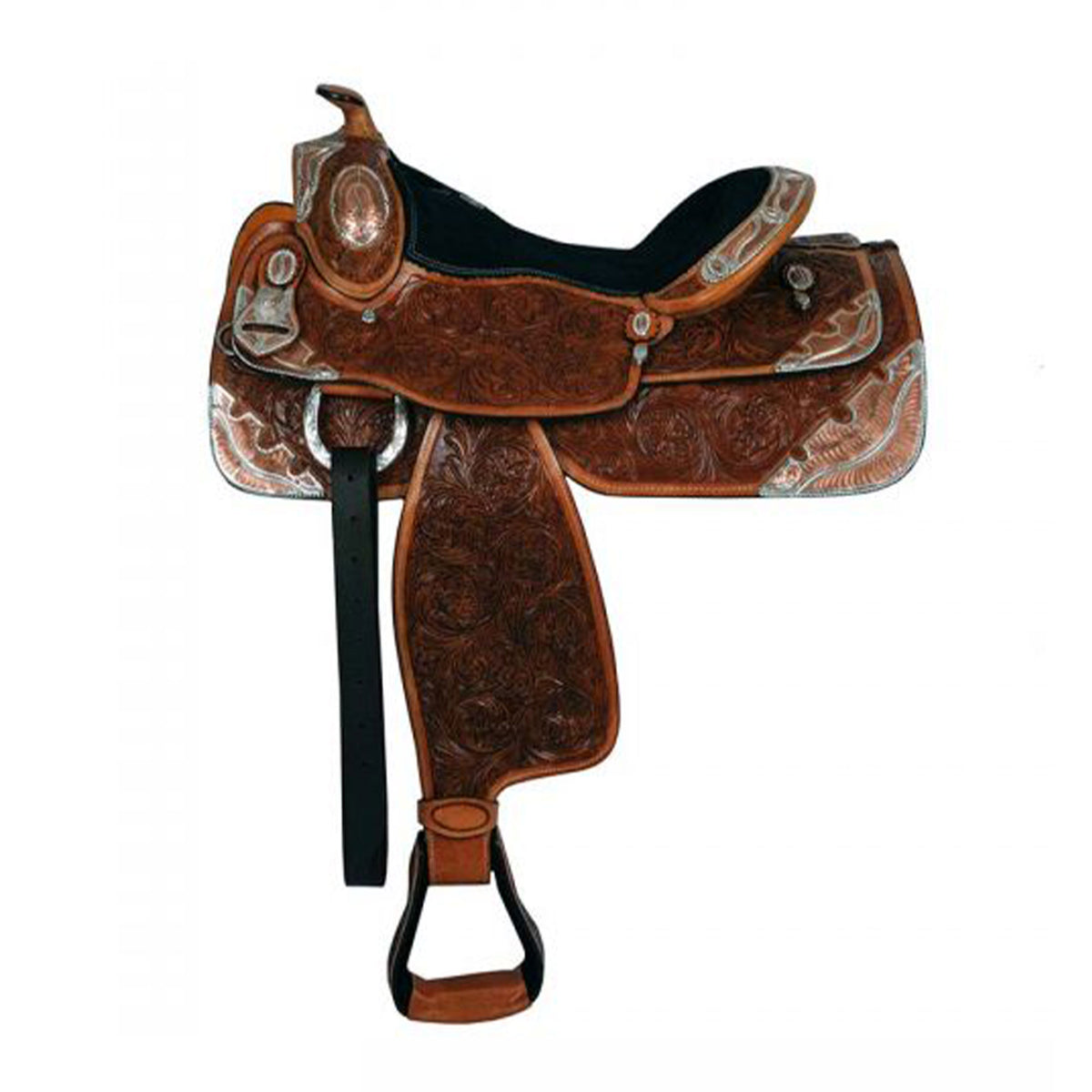 Double T Western Elegance Show Saddle - 16 Inch