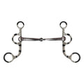 Showman black steel Argentine style bit with engraved silver accents on the 5