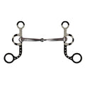 Showman 5" Black Steel Bit with Silver Engraving