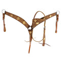 Showman Sundance Carved Browband Headstall and Breastcollar Set