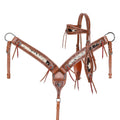Showman Cattle Drive Browband Headstall and Breastcollar Set