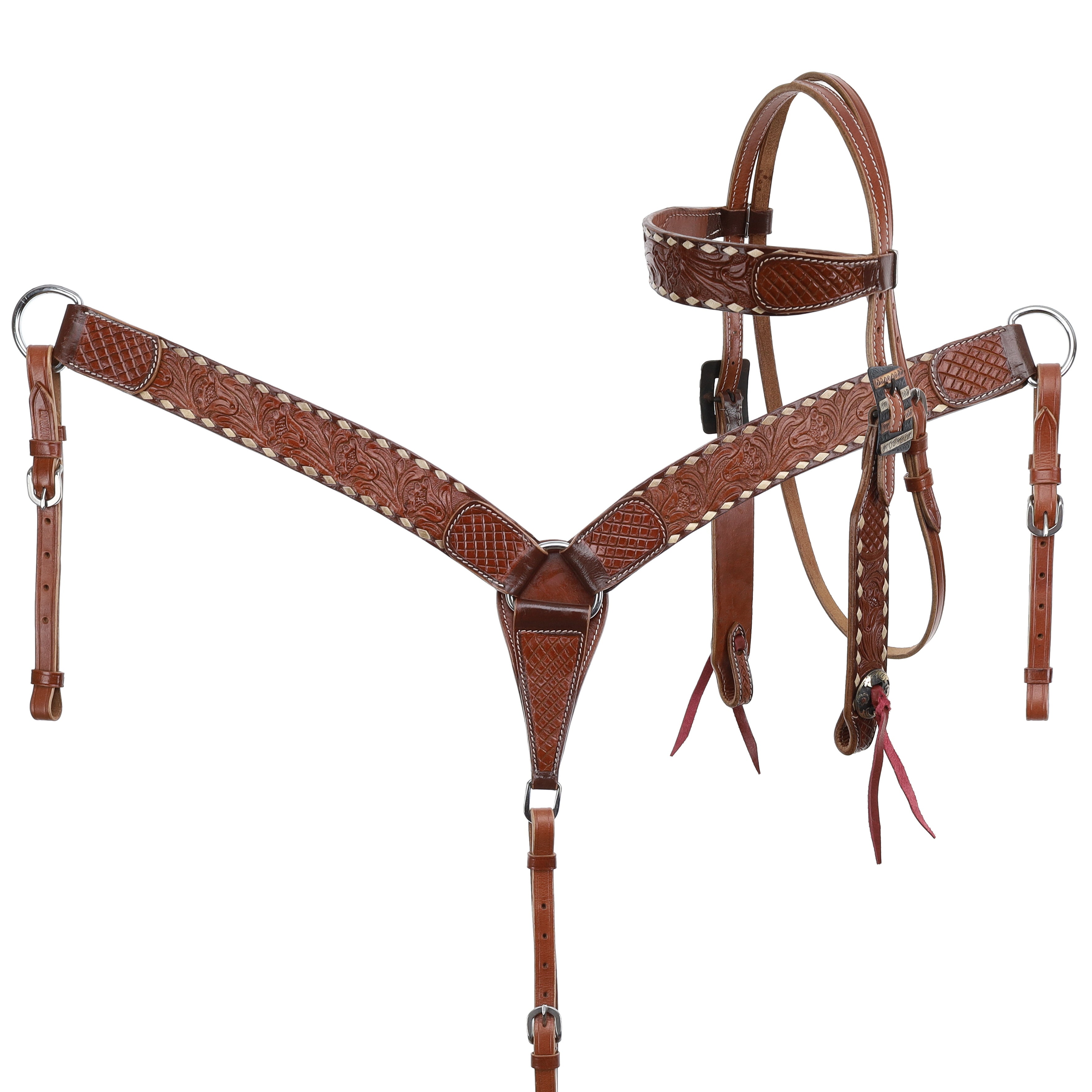 Showman Daffodil Blooms Browband Headstall and Breastcollar Set