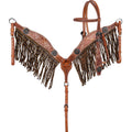 Showman Buffalo Drift Browband Headstall and Breastcollar Set