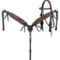 Showman Midnight Wing Browband Headstall and Breastcollar Set