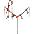 Showman Braided Bandit One Ear Headstall and Breastcollar Set