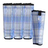 Showman Royal Blue Plaid Stand Up Fly Boot - Average