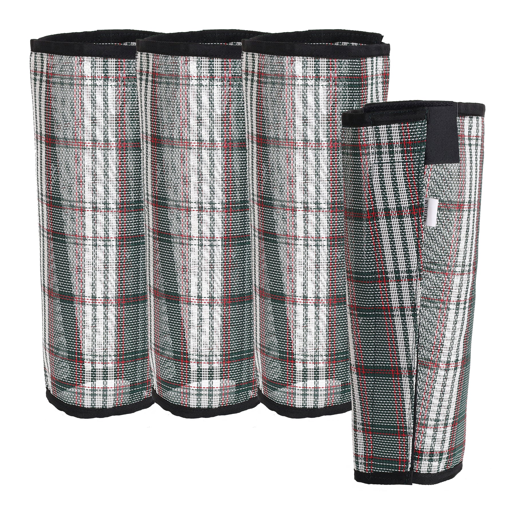 Showman Green Plaid Stand Up Fly Boot - Average